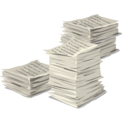 Paperwork with Text