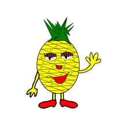 Pineapple cartoon