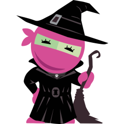 Pink witch