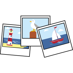 Polaroids with photos