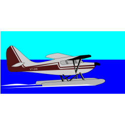 Pontoon plane
