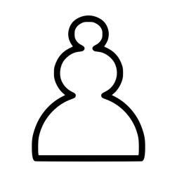 Chess tile - Pawn 3