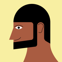 Illustrated side portrait