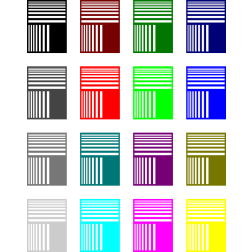 Color printer test