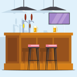 Pub interior
