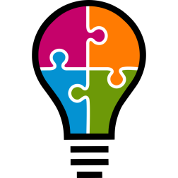 Lightbulb jigsaw puzzle