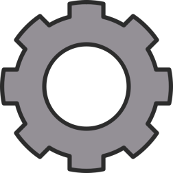 qubodup Cog cogwheel gear Zahnrad