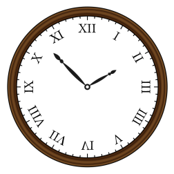 Retro clock