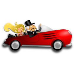 Rich Lady with a Driver