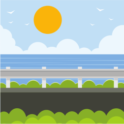 Road by the sea