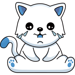 Sad cat