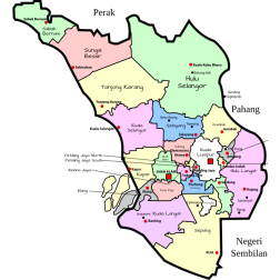 Selangor Malaysia Map