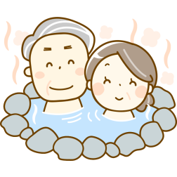 Couple in a hot tub