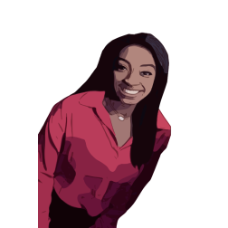 Simone Biles portrait