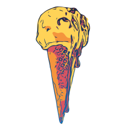 Drippy Ice Cream Cone-1669731820