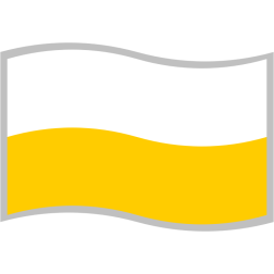 White and yellow flag