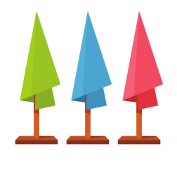 Small flags on poles
