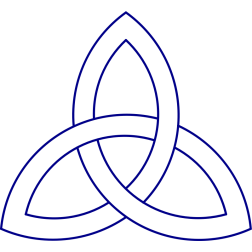 Simple celtic knot outline