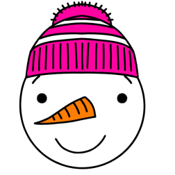 Snowman's head
