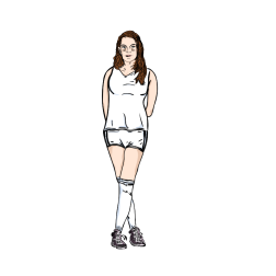 Women soccer player