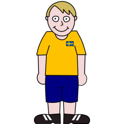 Soccerplayer Sweden 2021