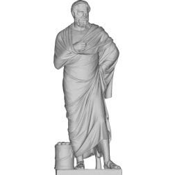 Sophocles 3D statue