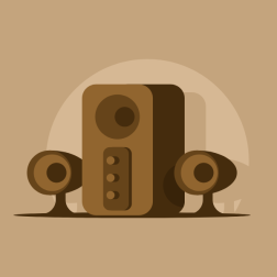 Sound system with subwoofer