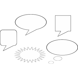Speech balloons