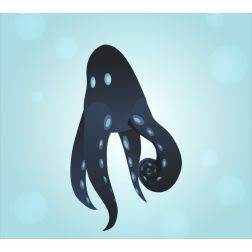 Alien squid creature