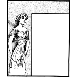 standingladyframe