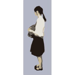 standingladyingray