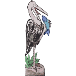 Stork with a Fish