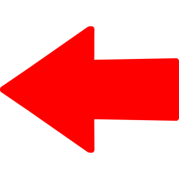 Straight Red Arrow Left
