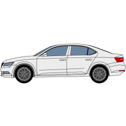 Skoda Superb Sedan Side View
