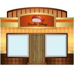 Sushi shop
