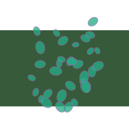 Light green crumbs