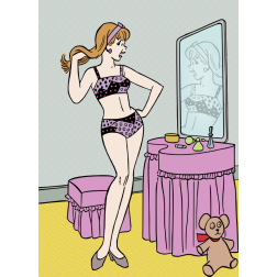 Swimsuit and mirror