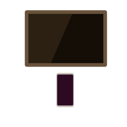 Computer Screen and Smartphone