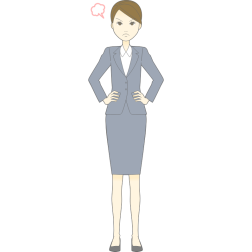 Businesswoman clip art illustration