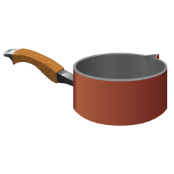Saucepan vector image