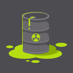 Radioactive Waste Barrel