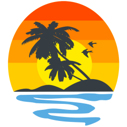 Travel palm tree