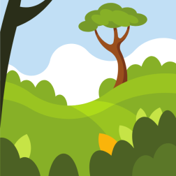 A tree on a hill