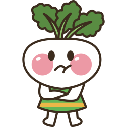 Turnip Head Cartoon Vegetable