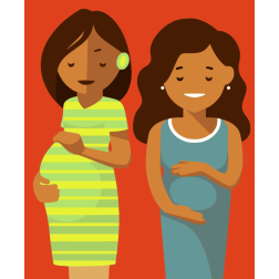 Two pregnant women-1643671602