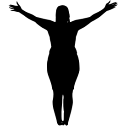 Lady silhouette