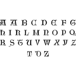 Vintage English Alphabet-1647377294