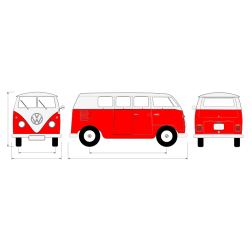 Red vehicle