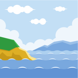 Wavy ocean