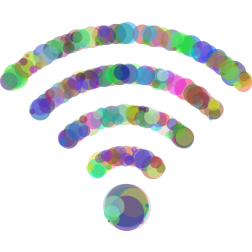 WiFi signal circles